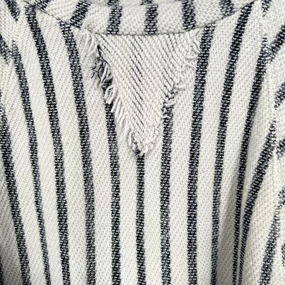 Anthropologie Dolan Coastal Stripes Cropped Pullover Top size Small - Picture 9 of 13